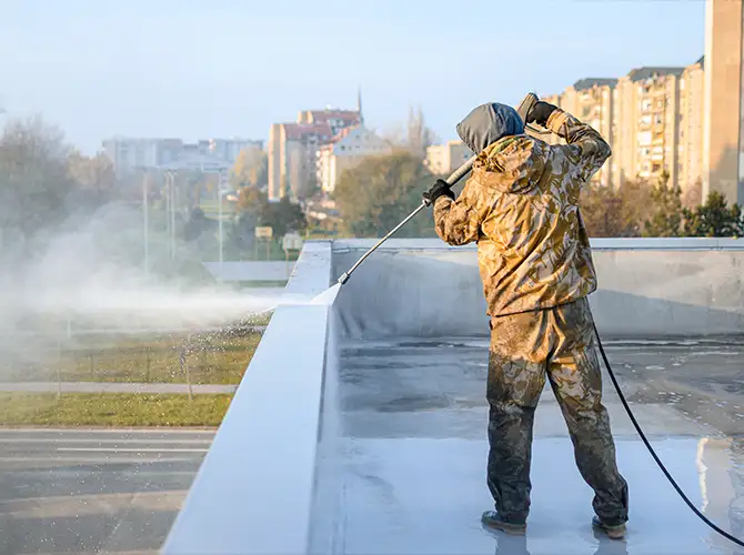 commercial roof professional power washing company edwardsville illinois