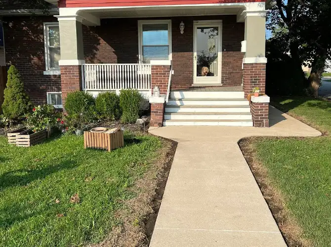 walkway and patio pressure washing belleville illinois